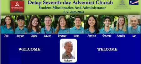 Student Missionaries and Administrator 2023-2024